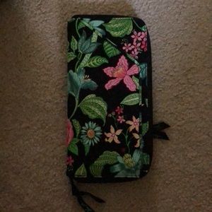 Vera Bradley Travel Wallet botanica